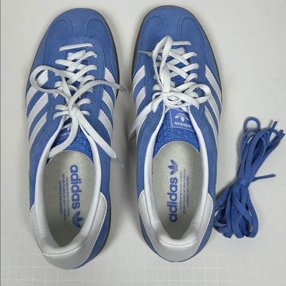 NWOT Adidas Gazelle Indoor Shoes Blue Fusion - Picture 4 of 9